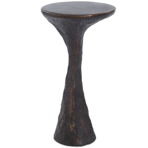 Tavolino bibita Milan in bronzo scuro
