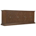 Credenza multimediale legno fluttuante finitura Sella Usata