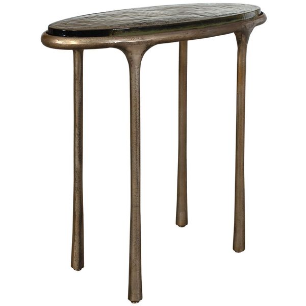 Tavolo decorativo Ata in Ottone