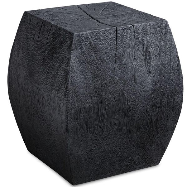 Sgabello decorativo Grove, Colore Nero