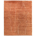 Tappeto Agape 69H8F, Colore Ruggine