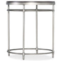 Tavolino d'angolo rotondo St. Armand, Colore Nero